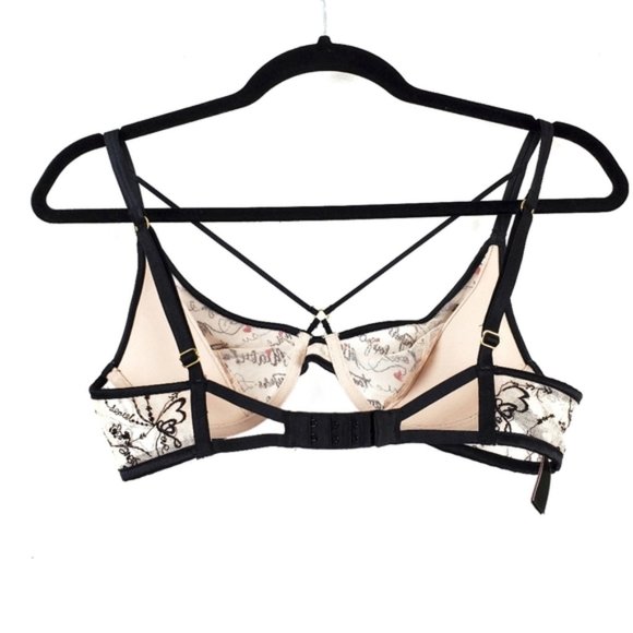 VICTORIA'S SECRET Very Sexy Unlined Plunge Bra 32C - Picture 6 of 8